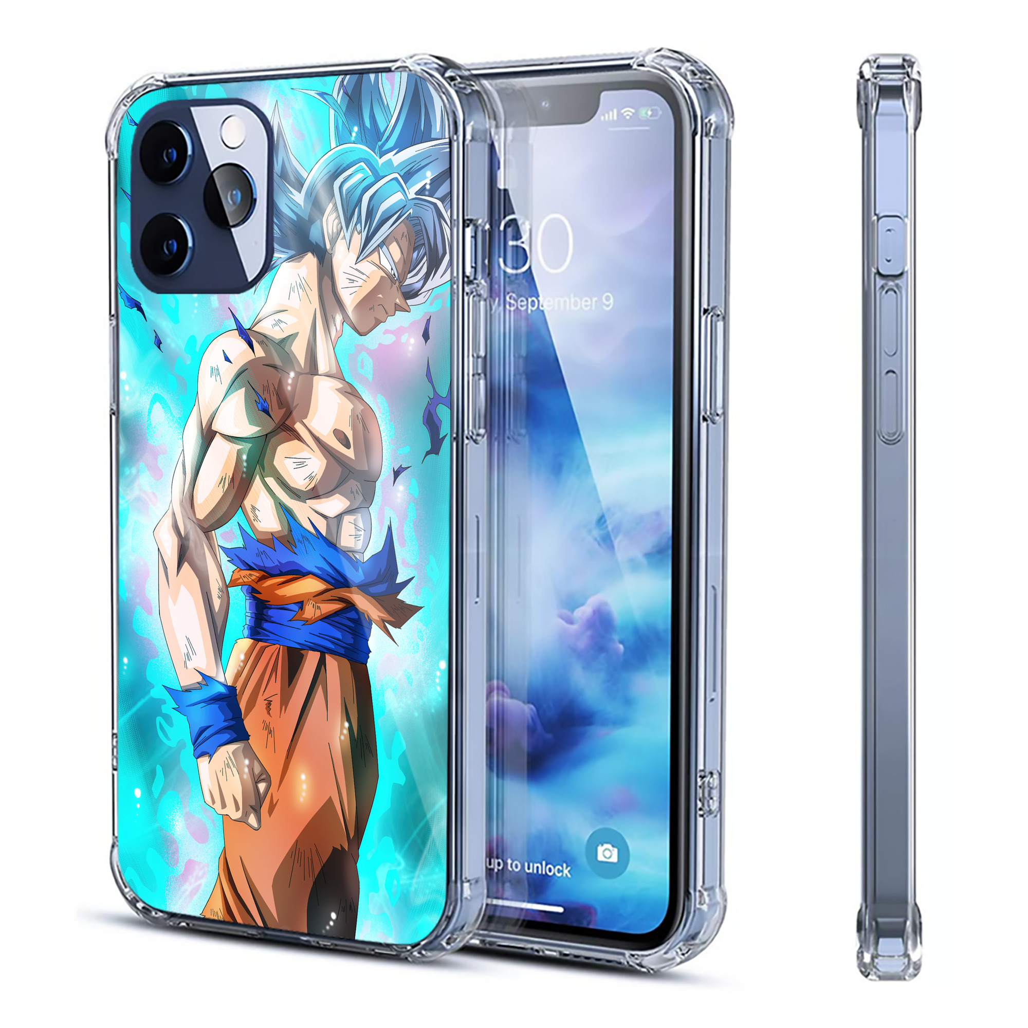 （画像用） ドラゴンボール DRAGON BALL 【iPhone 12シリーズ対応】透明スマホケース（クリアソフトケース）